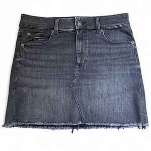 Soft Grunge Mini Denim Skirt Sz 10 American Eagle Stretchy Alt